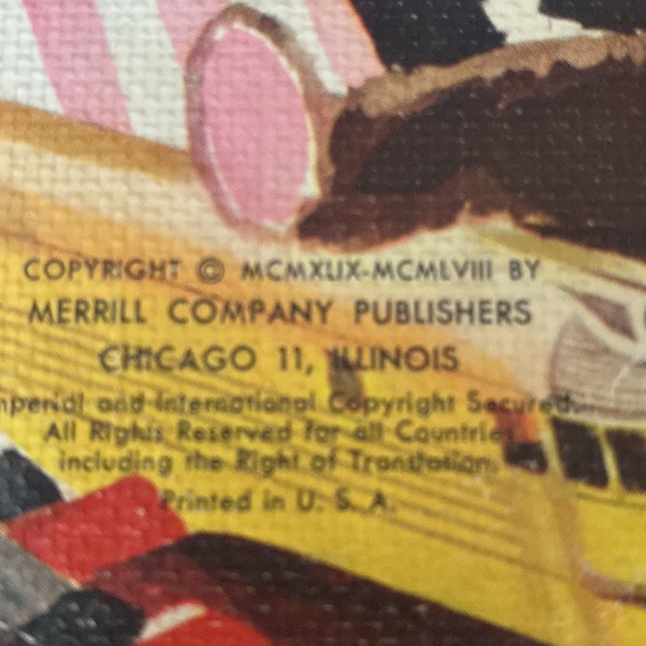 VTG The Night Before Christmas Linen Book - Picture 3 of 13